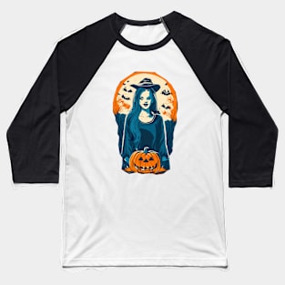 Halloween Witches Baseball T-Shirt